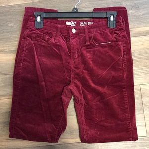 Mossimo Burgundy Skinny Jeans
